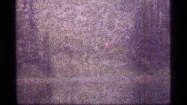 1977: a large shot of some people that are going along the side of a mountain