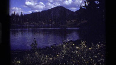 1977: Beautiful Lake Sapphire Lake Montana