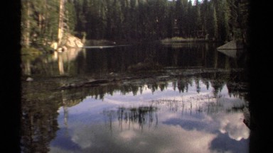 1978: reflection of sky in the water LAKE TAHOE CALIFORNIA