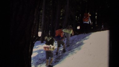 1978: trekking the snow forest LAKE TAHOE CALIFORNIA
