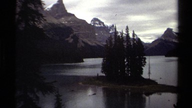 1979: excellent view of lake which is located under the mountain