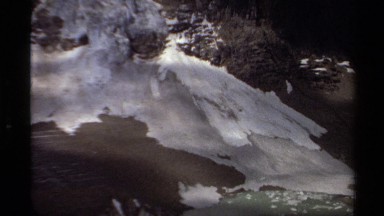 1979: view of landform that is in extremely cold weather BRITISH COLUMBIA CANADA