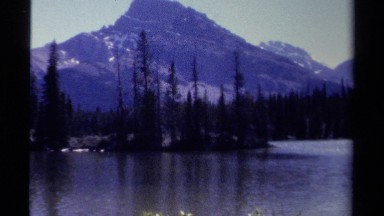 1979: beautiful mountain and lake view BRITISH COLUMBIA CANADA