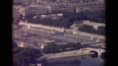 1939: a huge area of land is covered by number of buildings PARIS FRANCE