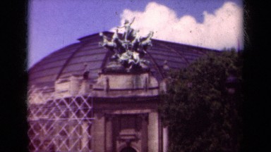 1939: some religious place with number of plants around PARIS FRANCE