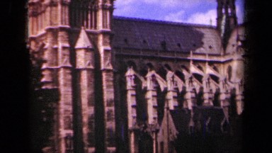 1939: notre dame cathedral facade PARIS FRANCE