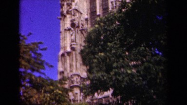 1939: a very tall historic religious church cathedral building PARIS FRANCE