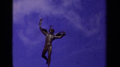 1939: upward view of a sculpture near the sky PARIS FRANCE