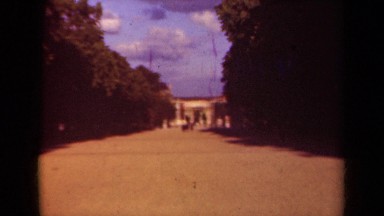 1939: victorian castle in the distance PARIS FRANCE