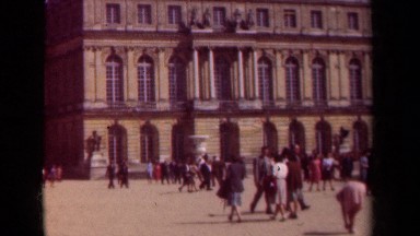 1939: busy area people walking PARIS FRANCE