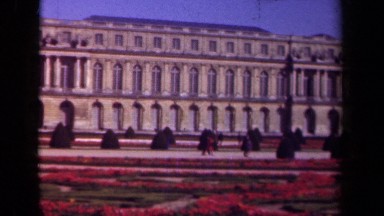 1939: outside of a large white building PARIS FRANCE