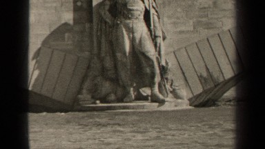 1947: high rise waters at rivers stone bridge edge PARIS FRANCE
