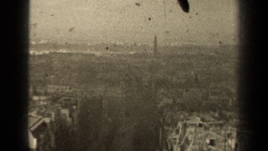1947: the old age city with buildings and destroyed constructions PARIS FRANCE