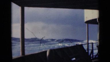 1947: Large Boat Sailing in Middle of Persian Gulf