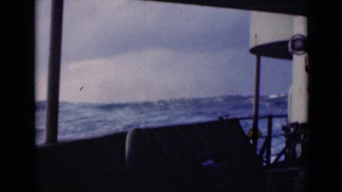 1947: Ship Sailing in Persian Gulf Waters
