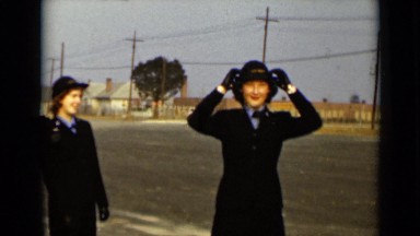 1947: cute activities of girl NEW YORK