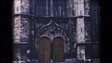 1946: Magnificent Old Church High in Sky with Large Towers Netherlands