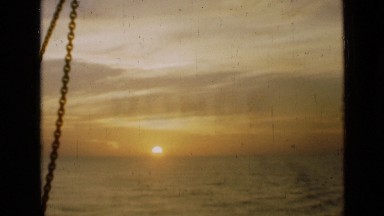 1946: Ocean Sunrise at New York Coastline