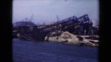 1946: thunderstorm at sea bridge collapse NETHERLANDS