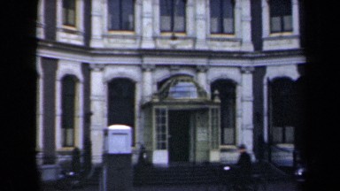 1946: panorama of old city living NETHERLANDS