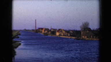 1946: some people build house and stay near riverside NETHERLANDS