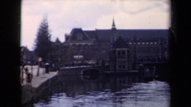 1946: very beautiful buildings and river making way through city