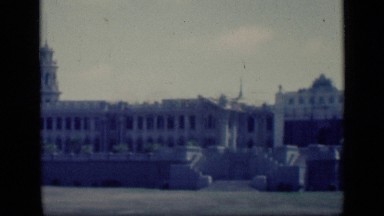 1946: big palace is located alone and it represents one tourist place. EGYPT