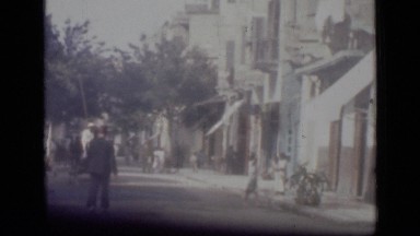 1946: A Busy Street in Egypt