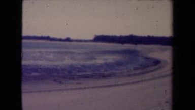 1945: france huge grassland with trees and sky merging with land at horizon