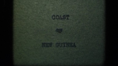 1944: the name of place is inscribed on white background LEYTE GULF PHILIPPINES