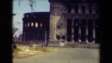 1944: very big and old concrete building MANILLA PHILIPPINES