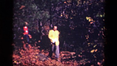 1943: people are walking in forest SKYLINE DRIVE VIRGINIA
