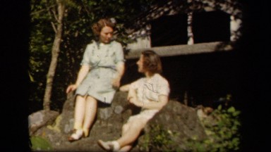 1943: friends meeting SKYLINE DRIVE VIRGINIA
