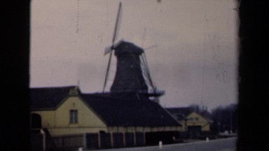1946: Wind-Powered Fan Mounted on House in Netherlands