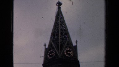 1946: view of clock in afternoon. NETHERLANDS