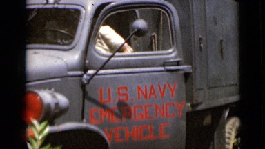 1947: Woman Getting Into Truck and Smiling in New York