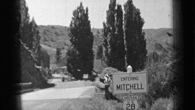 1937: entrance to mount mitchell using dirt road on us 28 BEND OREGON