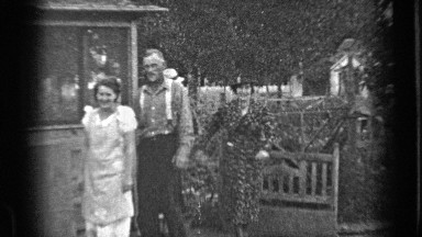 1937: people gathered and enjoying BEND OREGON