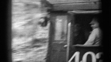 1937: person is travelling in train KLAMATH CALIFORNIA