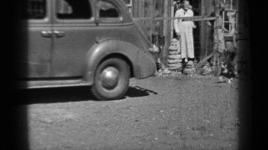 1937: family walks out of house with dog and get into car and drives off KLAMATH