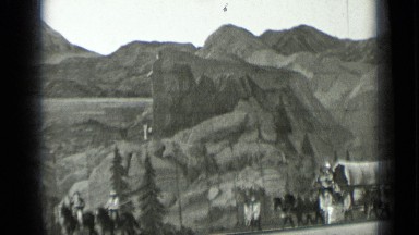1937: king & queen passing through beautiful rocks SAN FRANCISCO