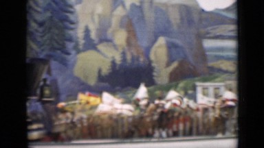1937: Colorful Pageantry Show Amid Huge Painted Boards in San Francisco