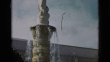 1937: there is waterfalls with statue SAN FRANCISCO