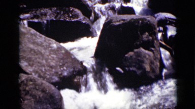 1938: the water was flowing between rocks COLORADO