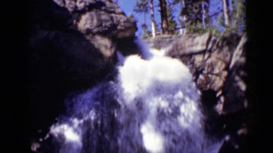 1938: beautiful view of waterfalls COLORADO