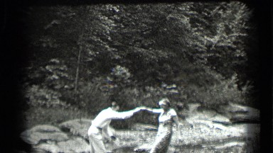 1939: couples went to enjoy their holidays in forest and enjoying with each