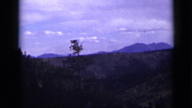 1939: very slow moving video of cloudy mountain view during day COLORADO