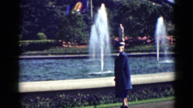 1939: water spray view of park SAN FRANCISCO