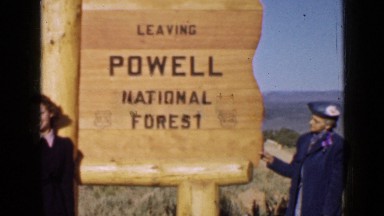 1939: leaving powell national forest UTAH