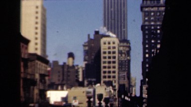 1941: Magnificent Skyscraper High in Sky Amid Other Buildings New York